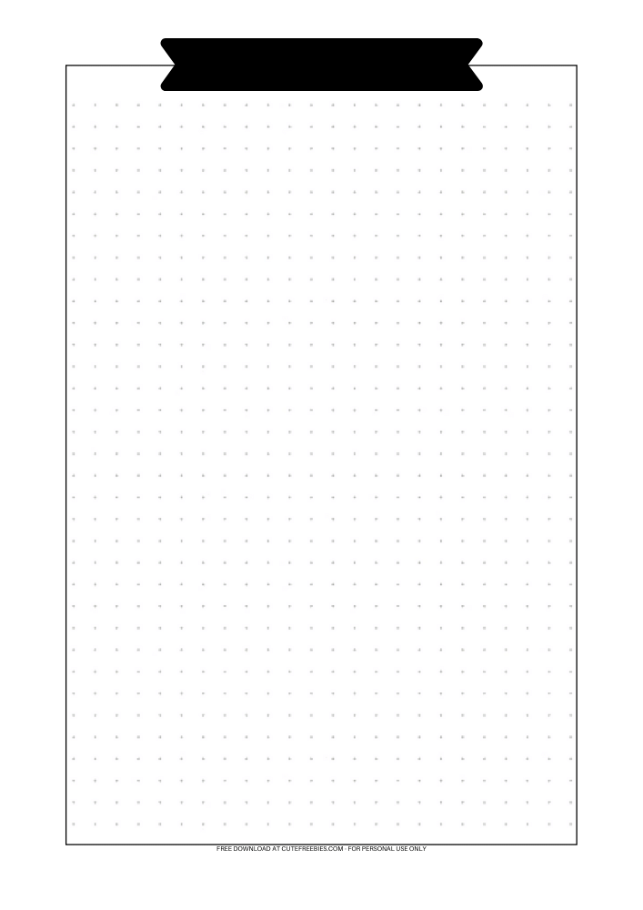 dot-grid-page-printable - Cute Freebies For You