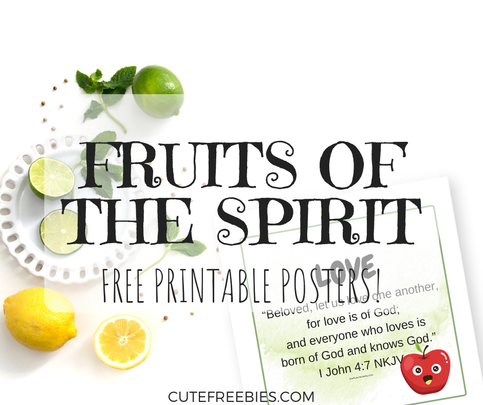 fruit of the spirit handouts