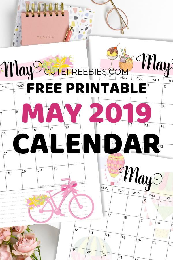 Printable May 2021 Bullet Journal (Works for Any Year)