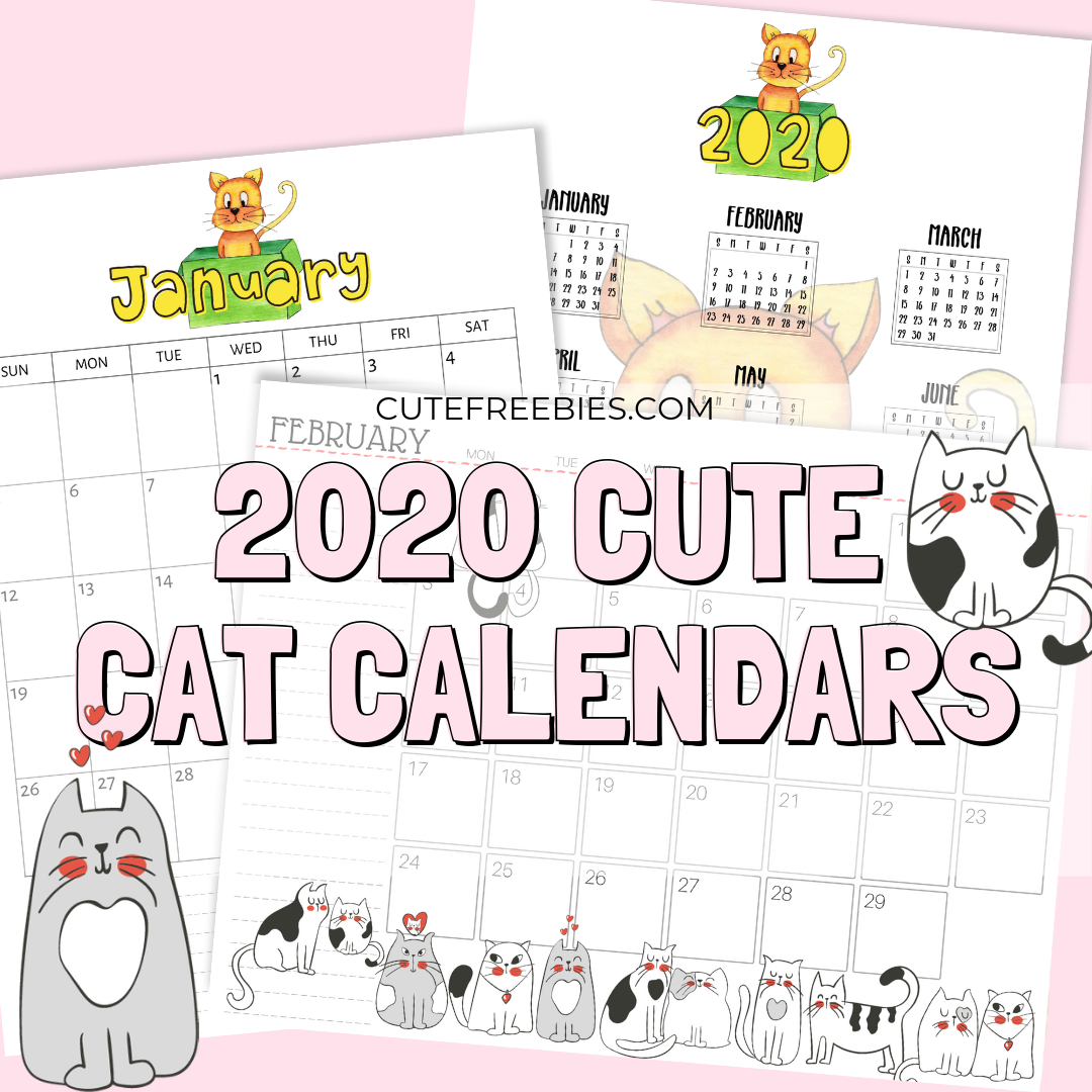 printable-cat-calendar-2020-and-more-cat-printables-cute-freebies