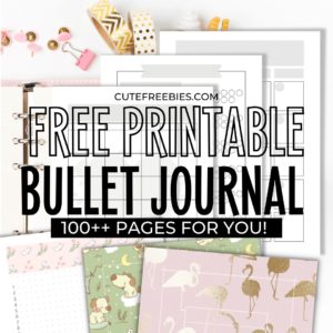 Free Bullet Journal Templates 2024