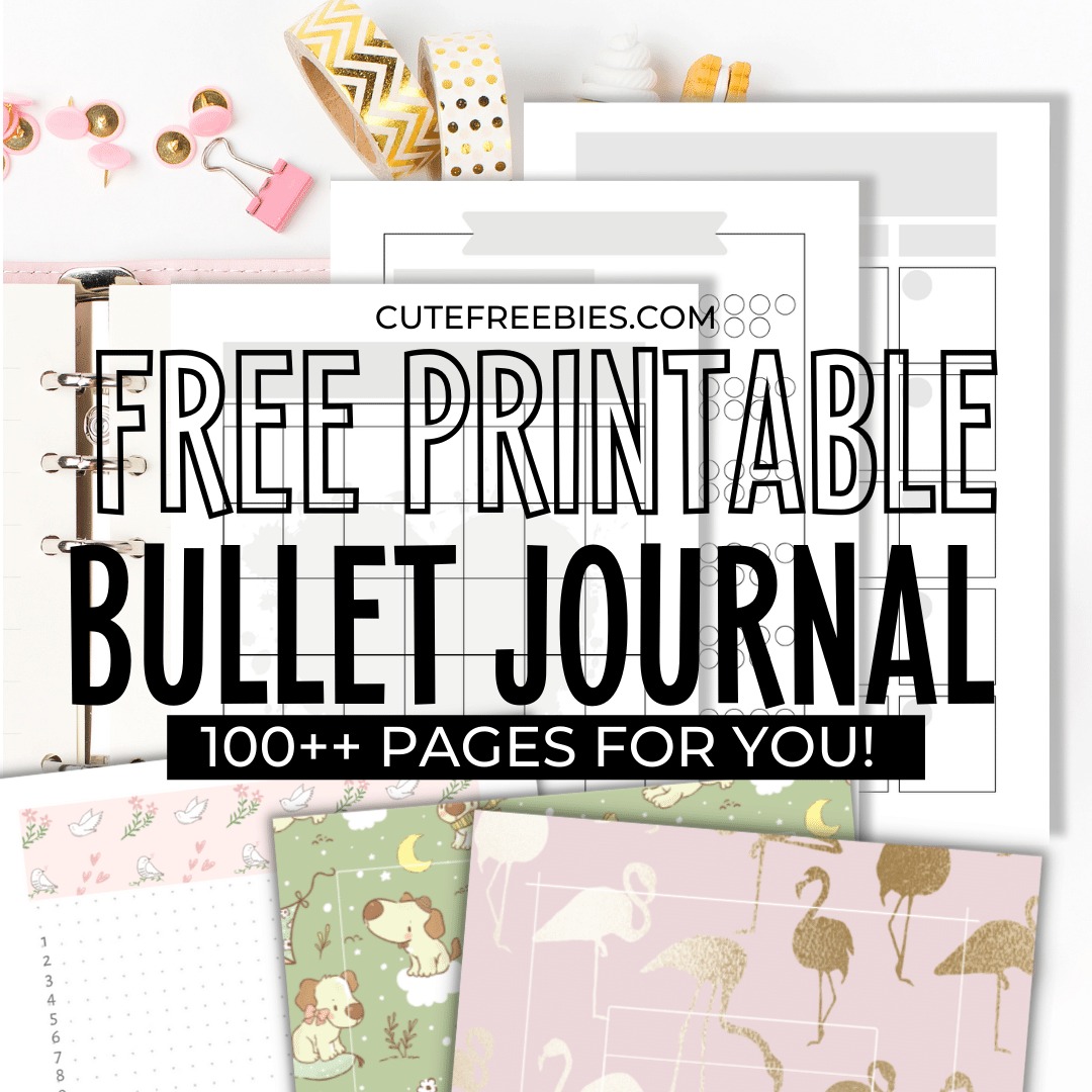 Printable May 2021 Bullet Journal (Works for Any Year)