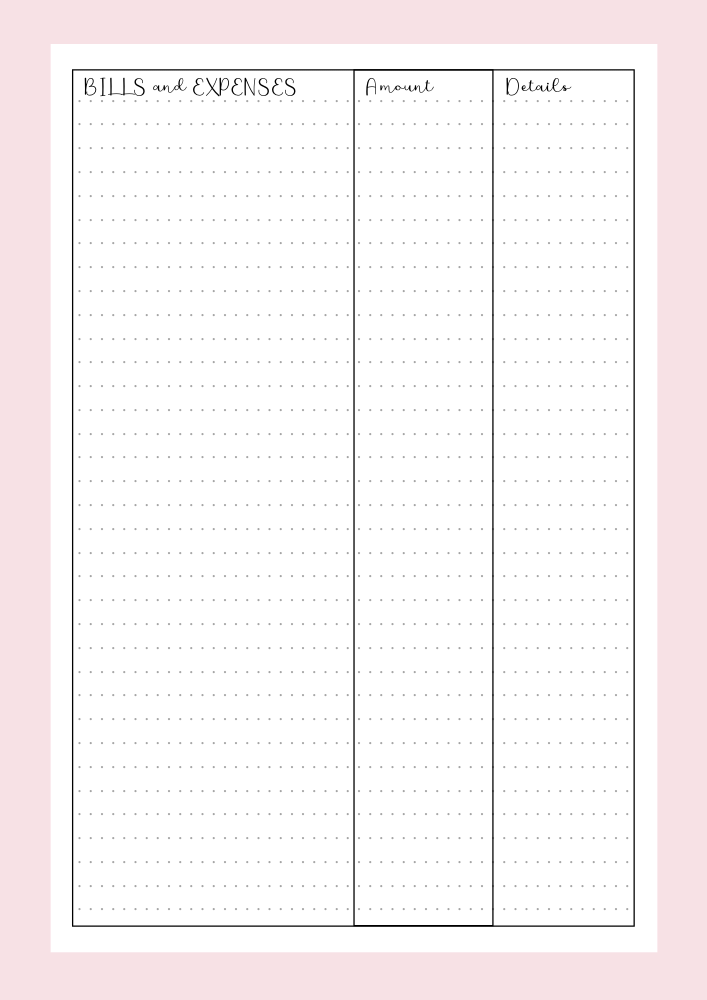 expense-tracker-free-printable - Cute Freebies For You