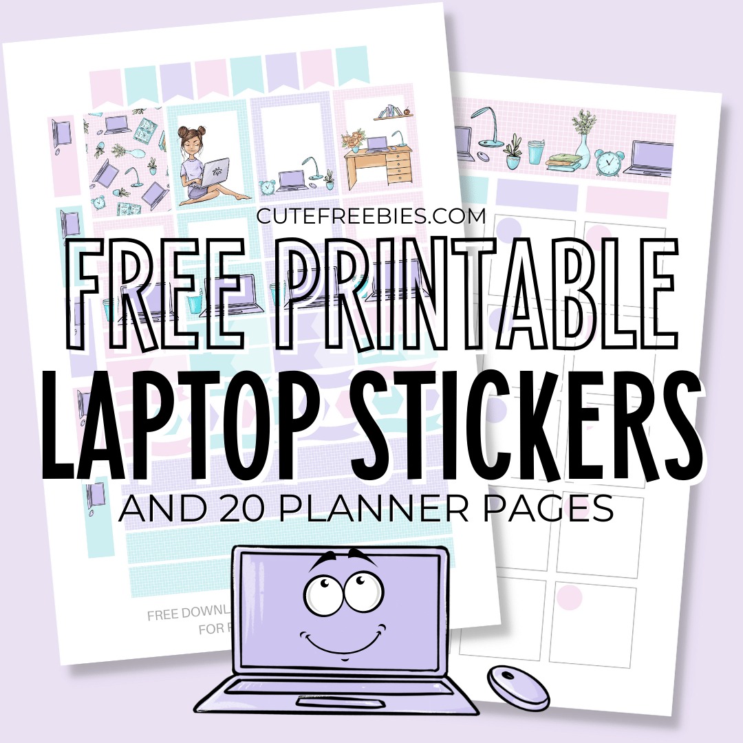 Printable Laptop Stickers - Printable World Holiday