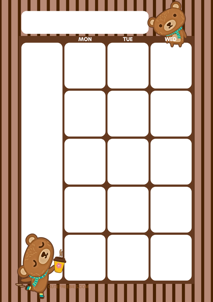 Free Printable Cute January Bullet Journal Template PDF - Cute Freebies ...