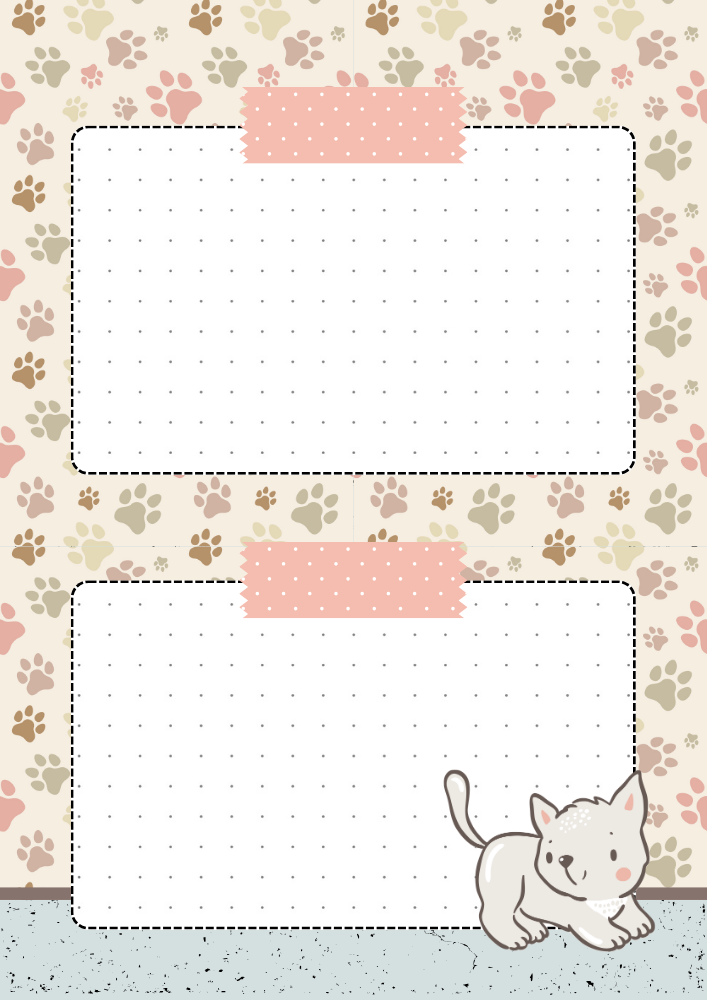 Free Printable August Bullet Journal Template PDF - Cute Freebies For You